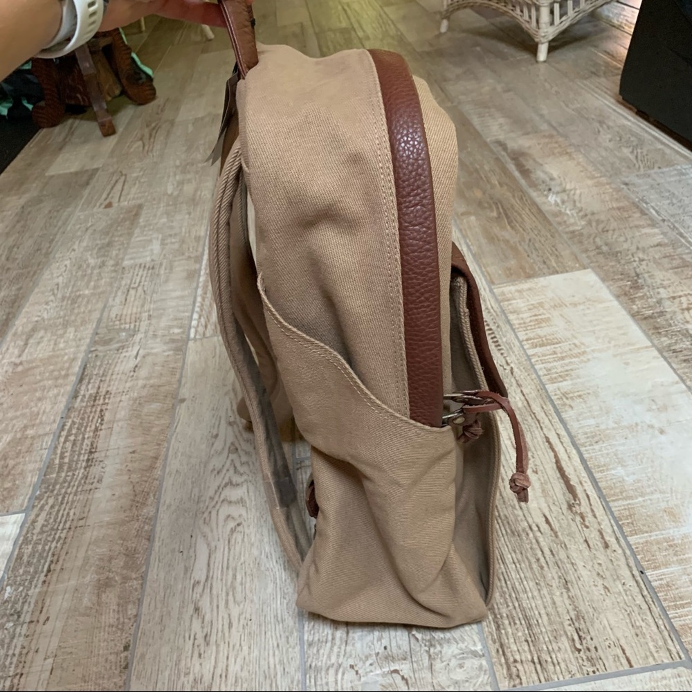 Wool rich Top Zip Backpack - Picture 3 of 6